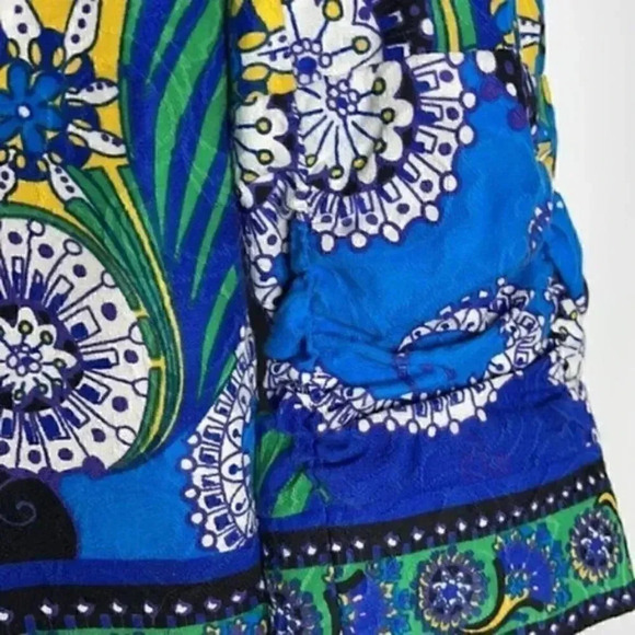 Peck & Peck jacket size 8 in blue tapestry - Picture 3 of 7